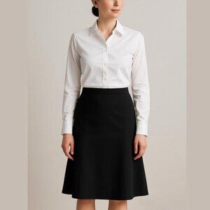 Women's  Size Medium Fit - Flared Black Formal Dress Skirt